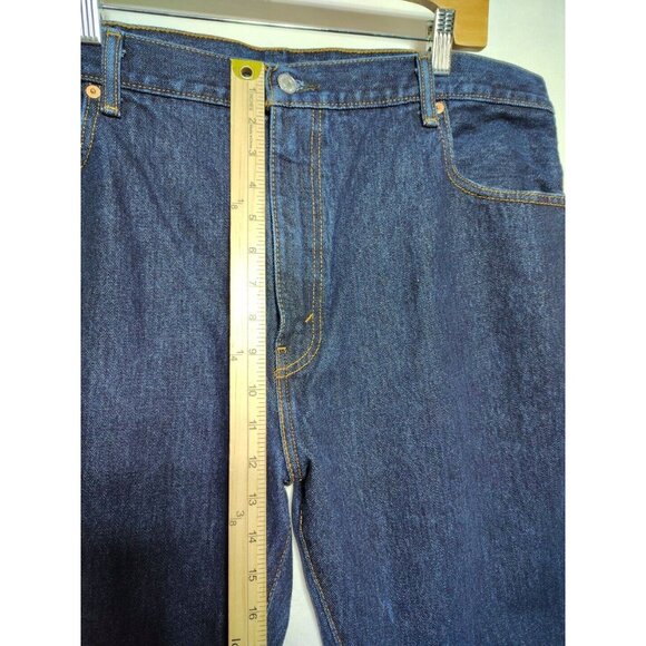 Levi's 517 Jeans Mens 40x34 Bootcut Dark Blue Wash Denim Western Work Rodeo - Picture 5 of 11